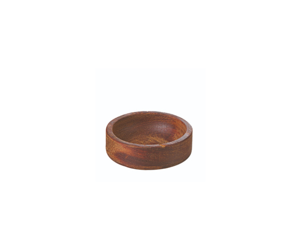 Iroko Yuvarlak Sosluk-Çerezlik 8 cm
